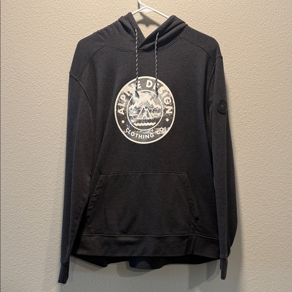 Alpine Design Men's Charcoal Hoodie